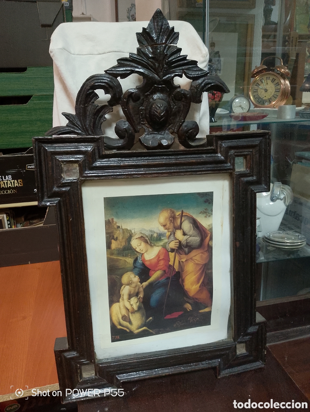 Antig&uuml;edades: Marco siglo xvIII solo - Foto 1