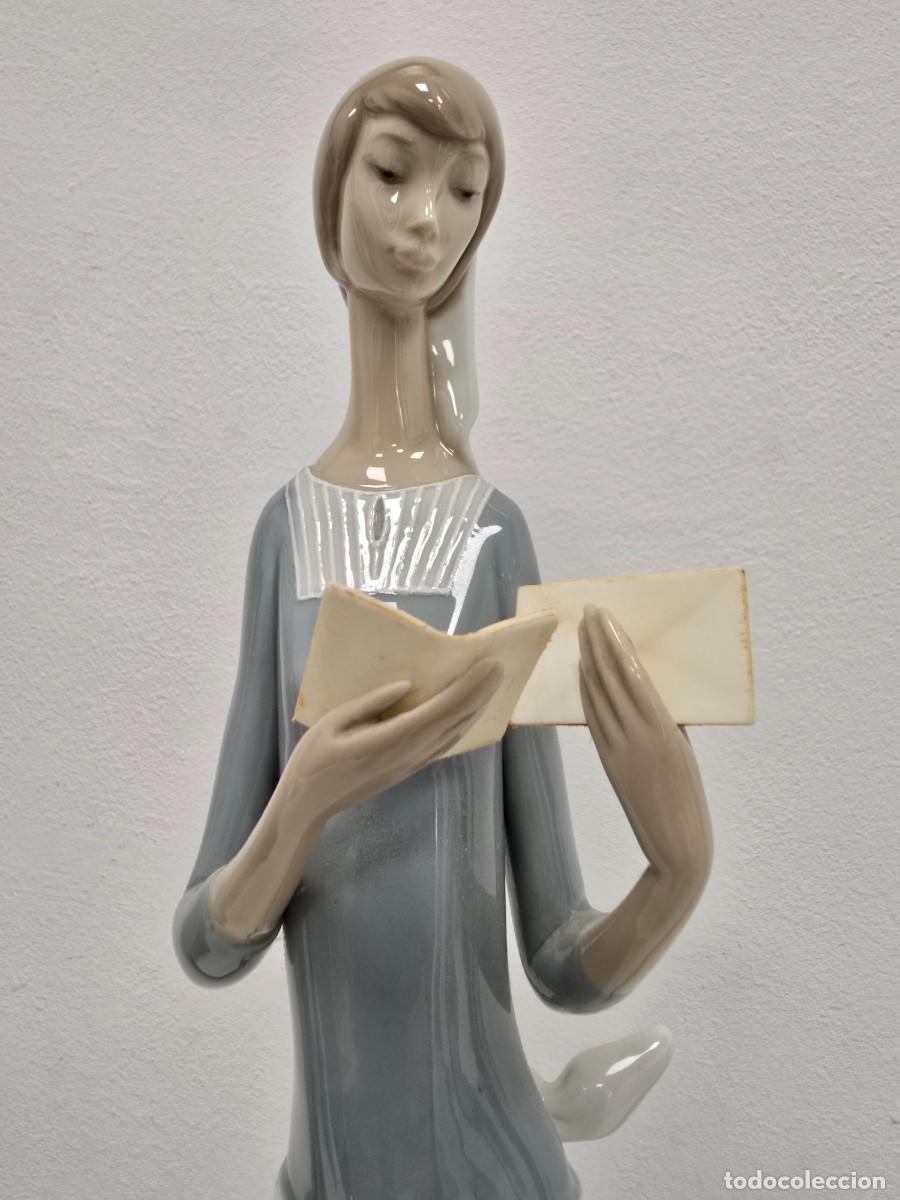 Antig&uuml;edades: Lladr&oacute;. La carta. Porcelana. - Foto 6