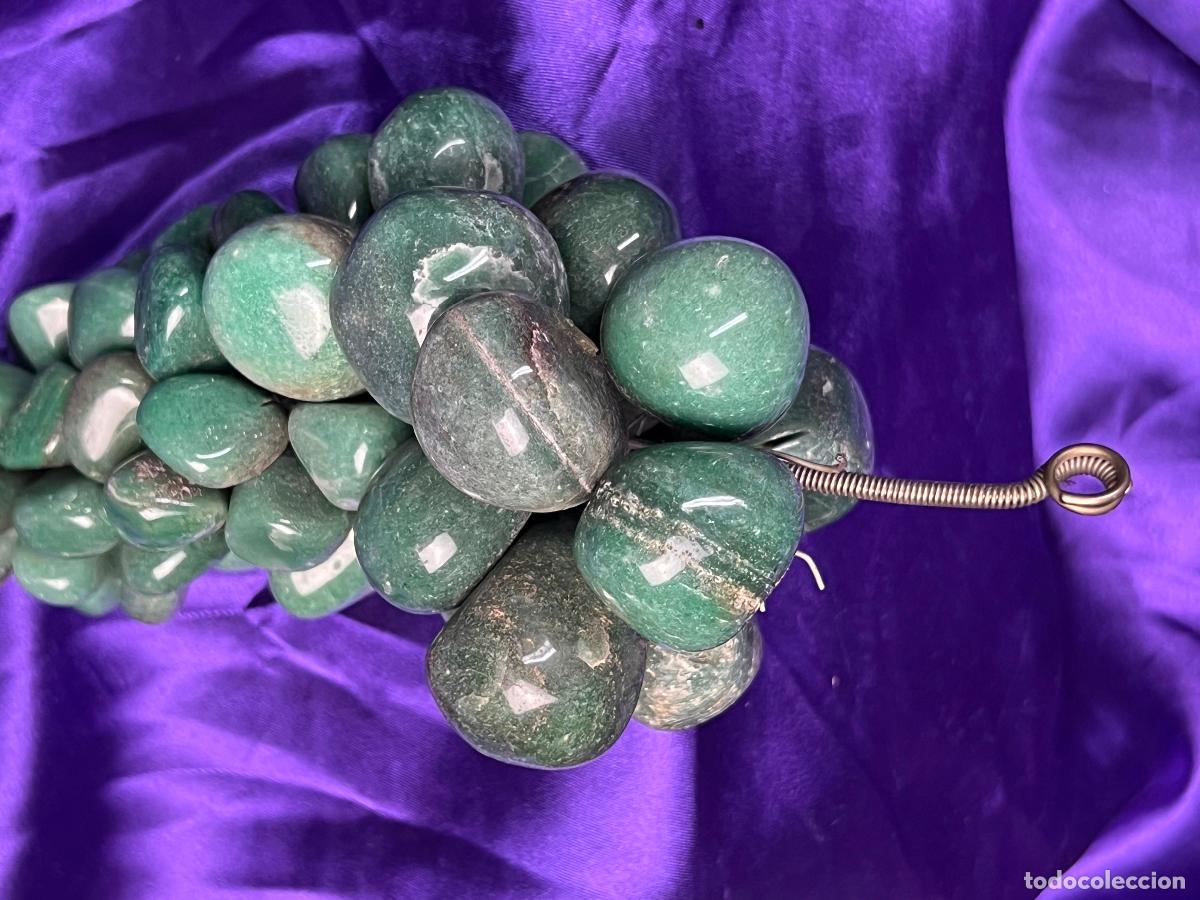 Antig&uuml;edades: ESPECTACULAR RACIMO DE UVAS EN CUARZO ROSA - Foto 2