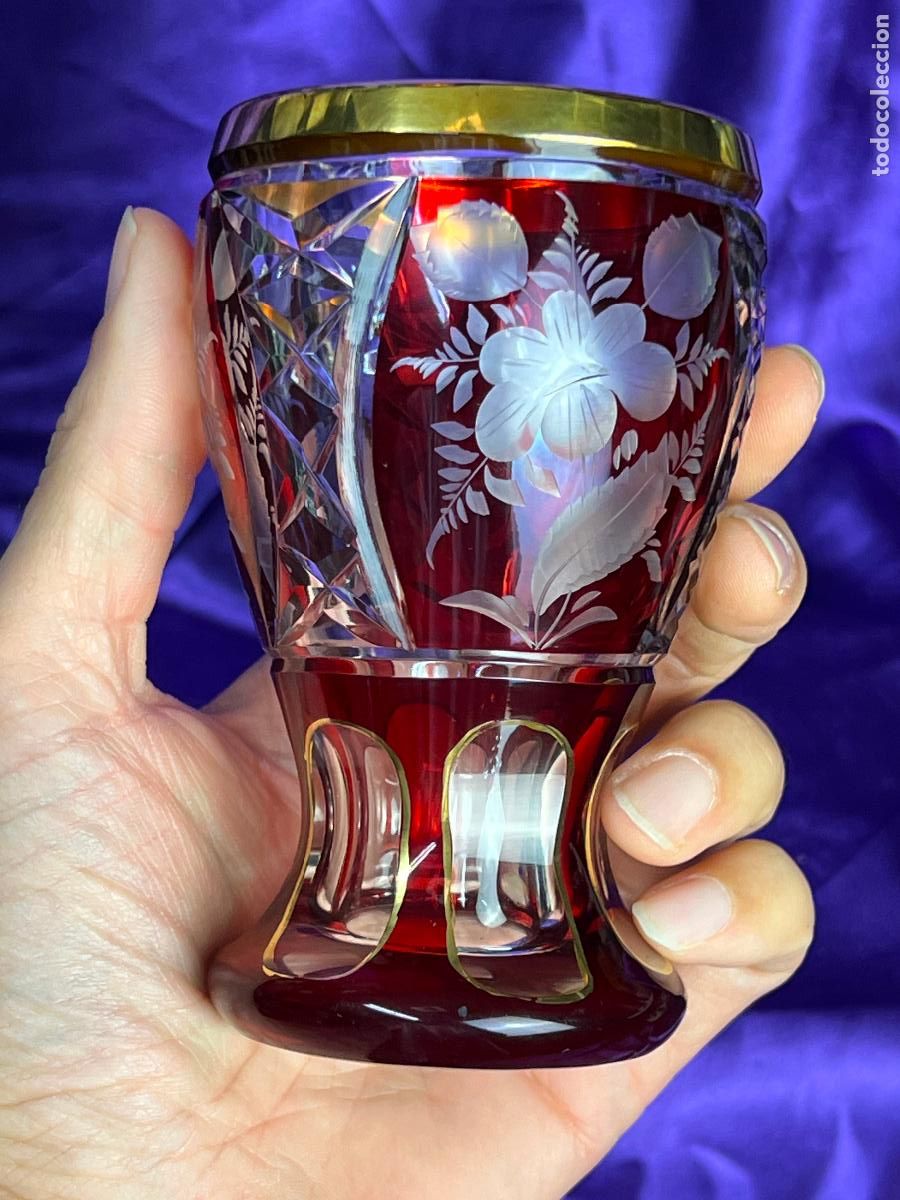 Antig&uuml;edades: ESPECTACULAR COPA JARRON EN CRISTAL DE MURANO - Foto 2