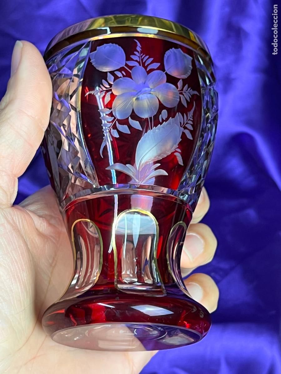 Antig&uuml;edades: ESPECTACULAR COPA JARRON EN CRISTAL DE MURANO - Foto 9