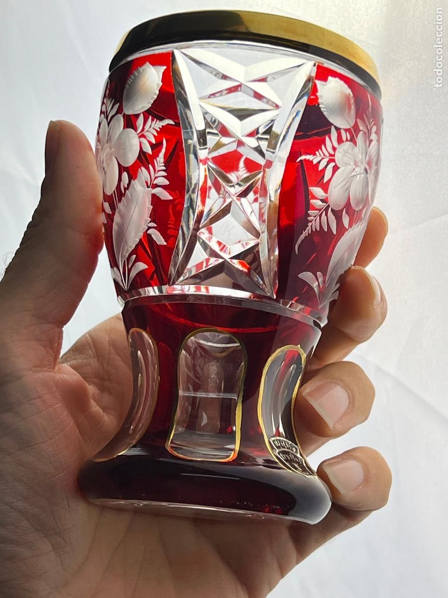 Antig&uuml;edades: ESPECTACULAR COPA JARRON EN CRISTAL DE MURANO - Foto 12