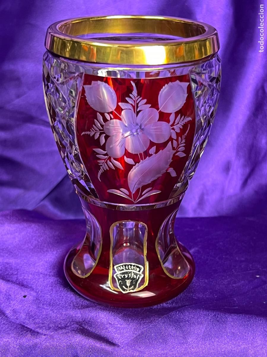 Antig&uuml;edades: ESPECTACULAR COPA JARRON EN CRISTAL DE MURANO - Foto 1