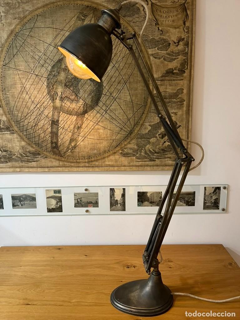 Antig&uuml;edades: ANTUGUA LAMPARA INDUSTRIAL - Foto 4