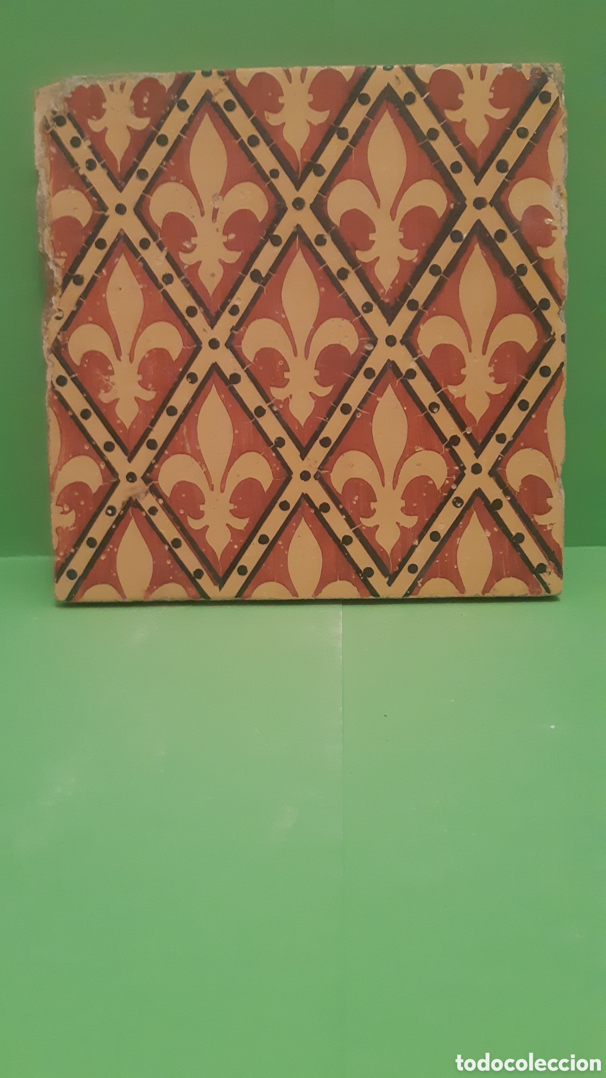 Antig&uuml;edades: Azulejo San P&iacute;o V S XIX - Foto 1