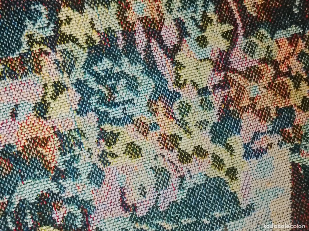 Antig&uuml;edades: Antiguo tapiz tapete tipo petipoint - Foto 9