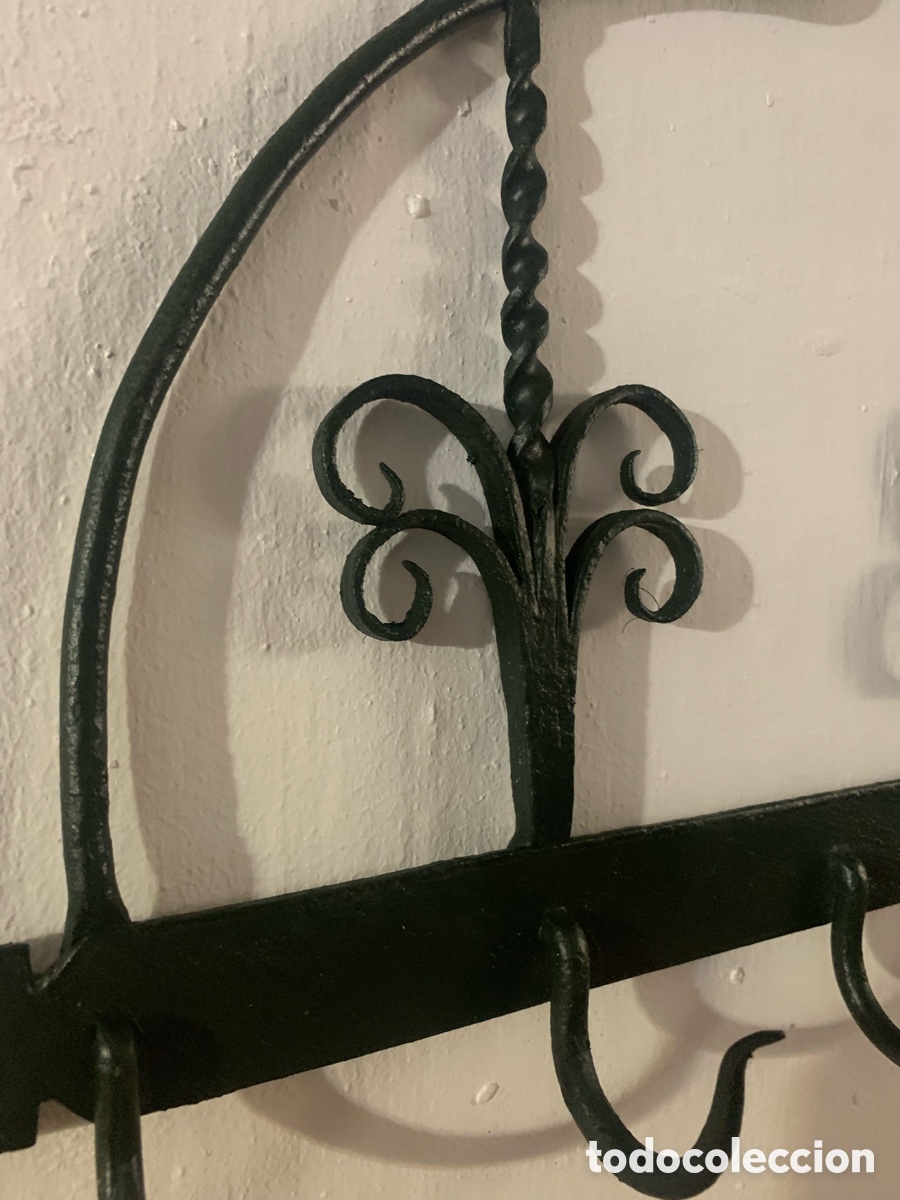 Antig&uuml;edades: Espetera hierro antigua - Foto 2