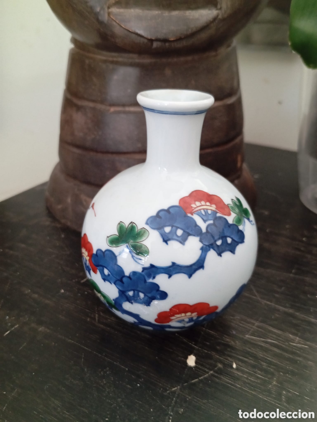 Antig&uuml;edades: Botellita de sake o jarroncito - Foto 2
