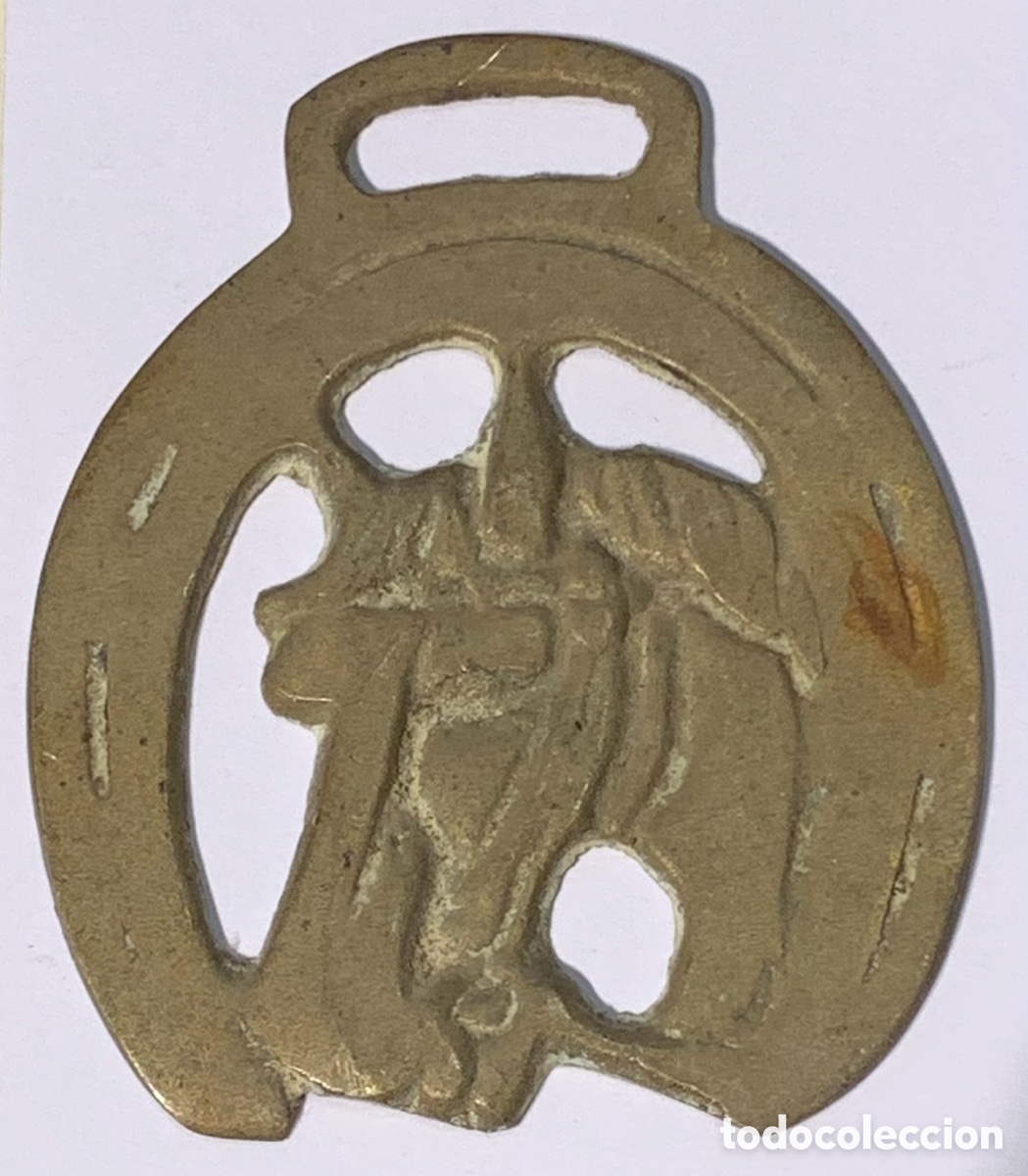 Antig&uuml;edades: Jaez. Cabeza de caballo. Bronce. - Foto 1