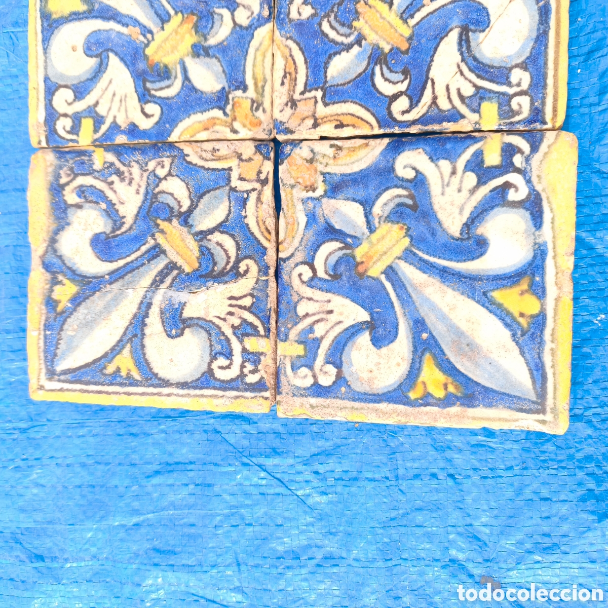 Antig&uuml;edades: Panel de azulejos siglo xix - Foto 2