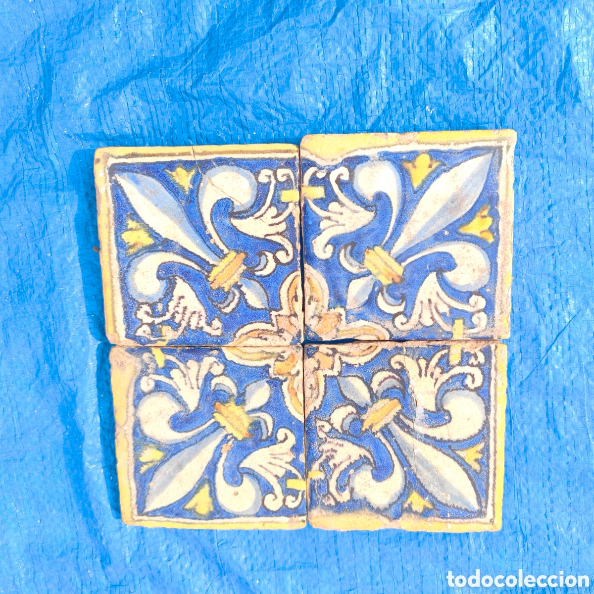 Antig&uuml;edades: Panel de azulejos siglo xix - Foto 1
