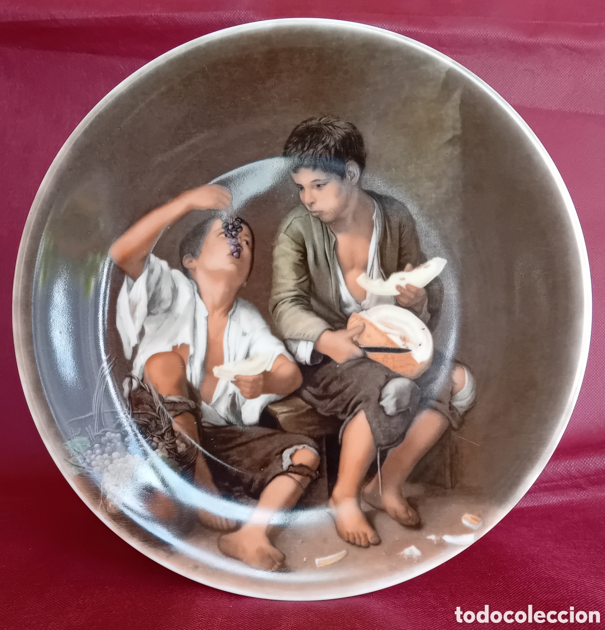 Antig&uuml;edades: PLATO DECORACI&Oacute;N LIMOGES EXCEPCIONAL - Foto 4