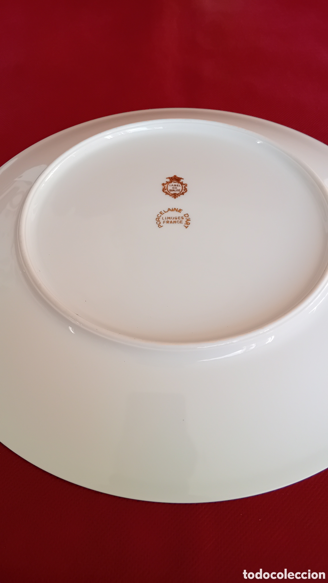Antig&uuml;edades: PLATO DECORACI&Oacute;N LIMOGES EXCEPCIONAL - Foto 8