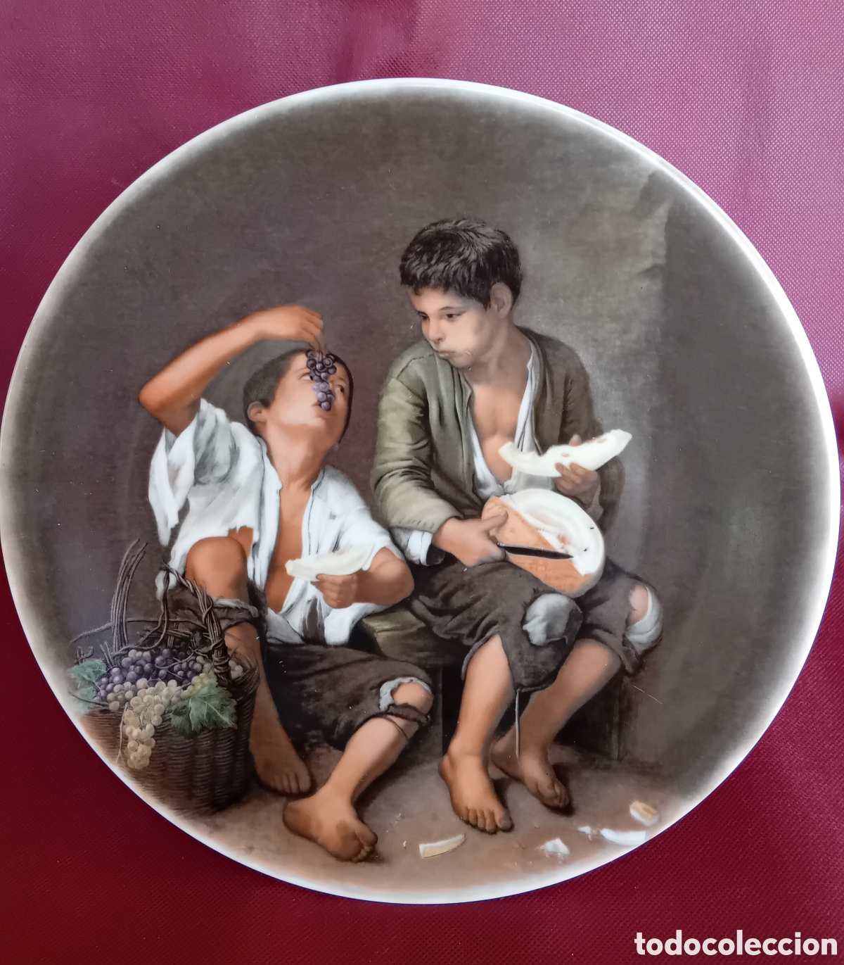 Antig&uuml;edades: PLATO DECORACI&Oacute;N LIMOGES EXCEPCIONAL - Foto 1