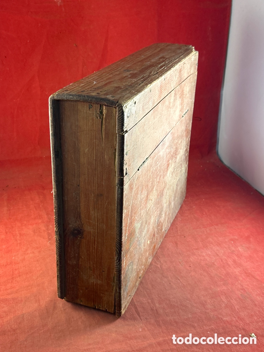 Antig&uuml;edades: ANTIGUA CAJA DE MADERA - Foto 9
