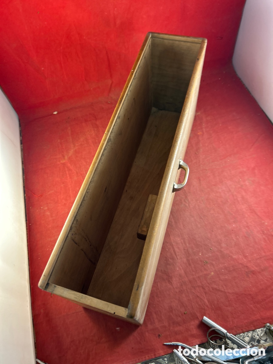 Antig&uuml;edades: ANTIGUA CAJA DE MADERA - Foto 4