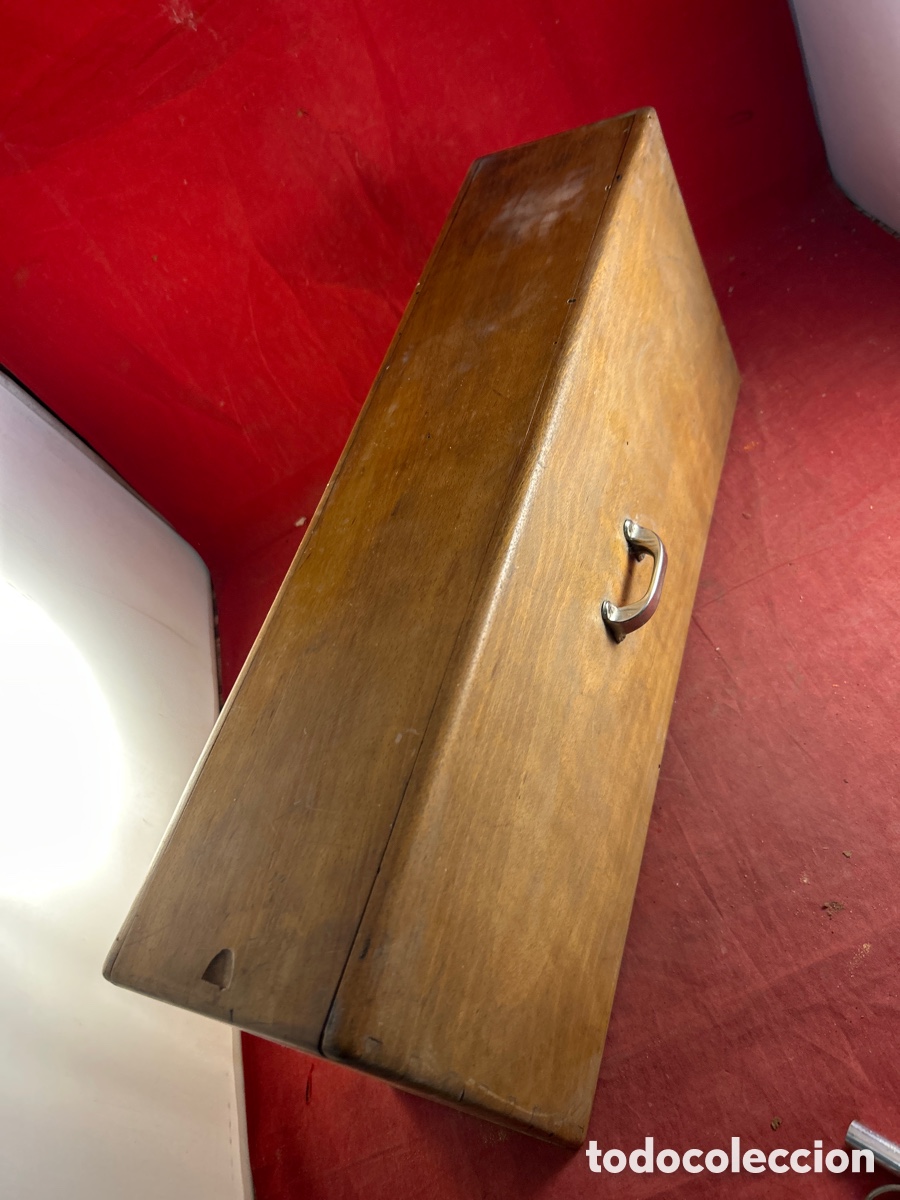 Antig&uuml;edades: ANTIGUA CAJA DE MADERA - Foto 5