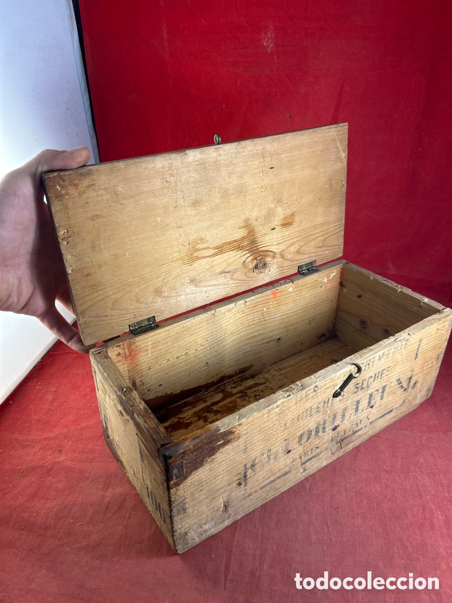 Antig&uuml;edades: ANTIGUA CAJA DE MADERA - Foto 3