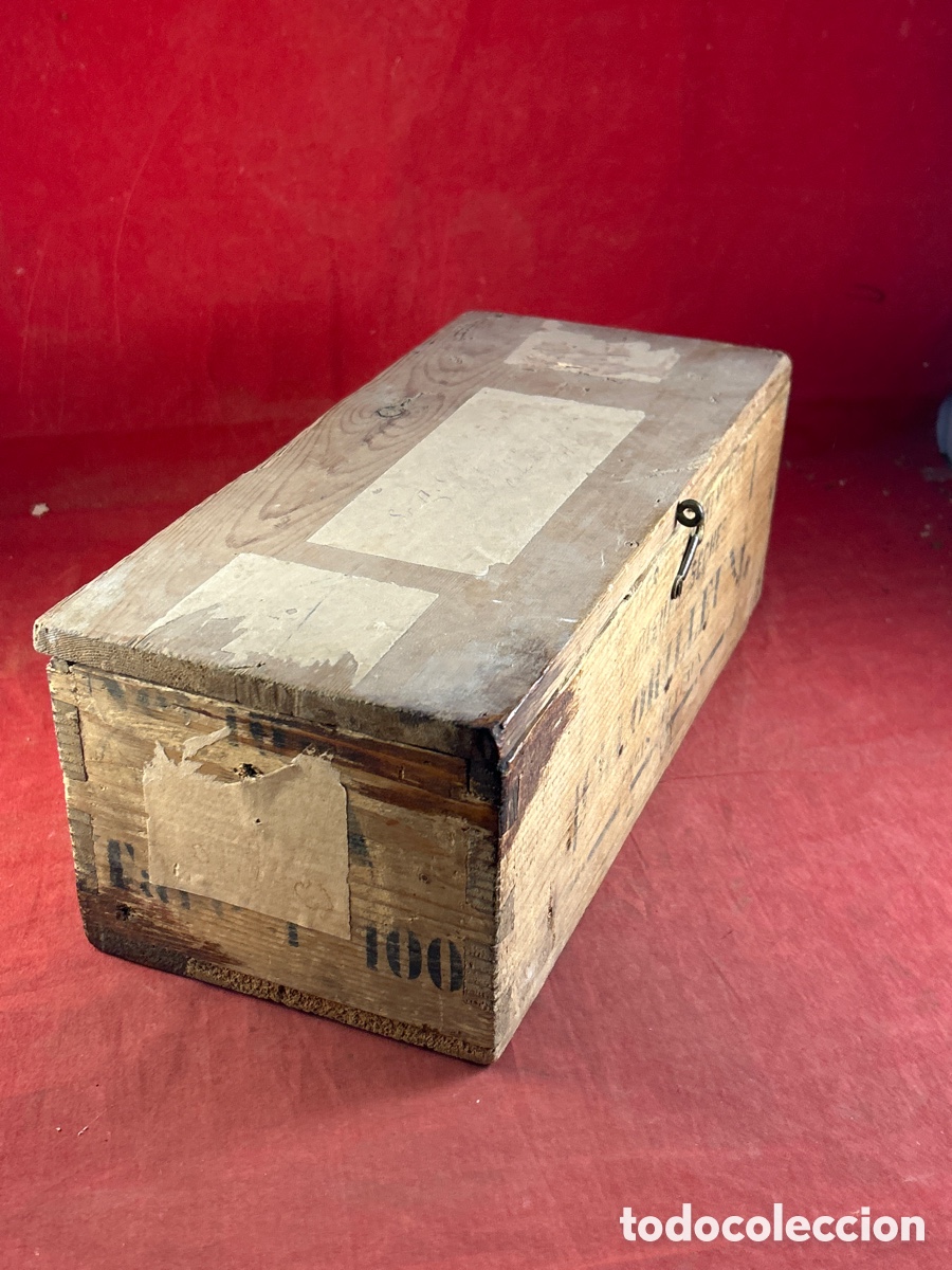 Antig&uuml;edades: ANTIGUA CAJA DE MADERA - Foto 5