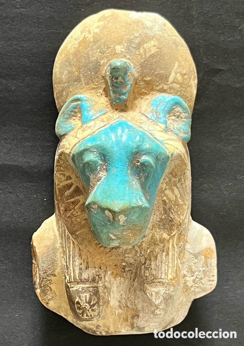 Antig&uuml;edades: Busto de la diosa leona Sekhmet - Foto 5