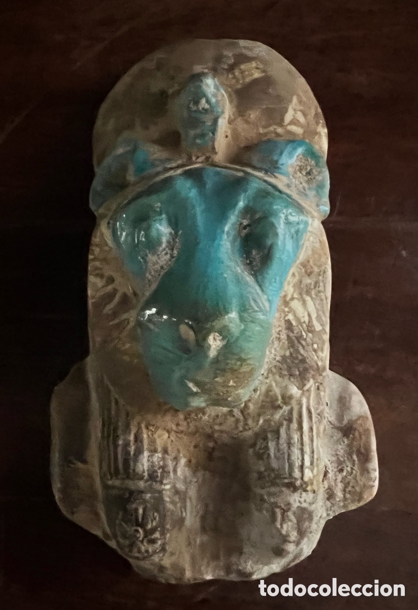 Antig&uuml;edades: Busto de la diosa leona Sekhmet - Foto 1