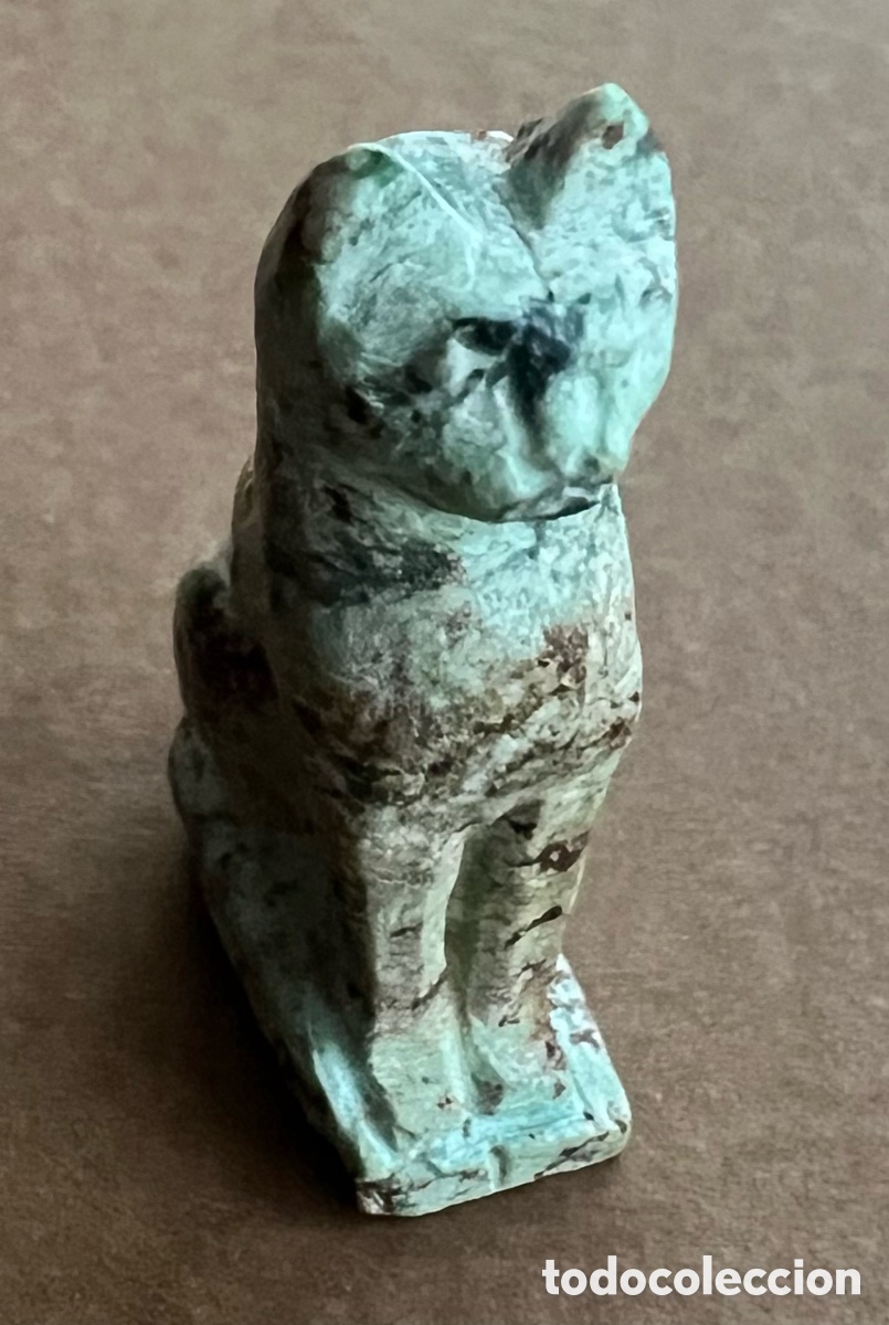 Antig&uuml;edades: Amuleto de la diosa gato Bastet - Foto 3
