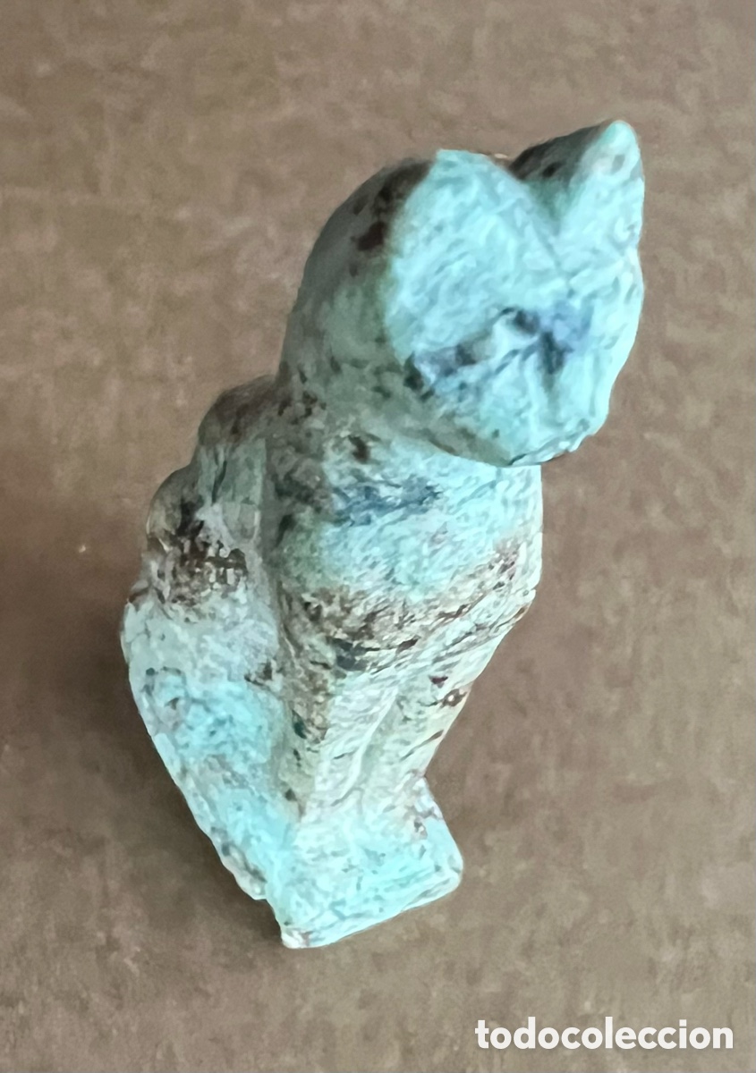 Antig&uuml;edades: Amuleto de la diosa gato Bastet - Foto 4