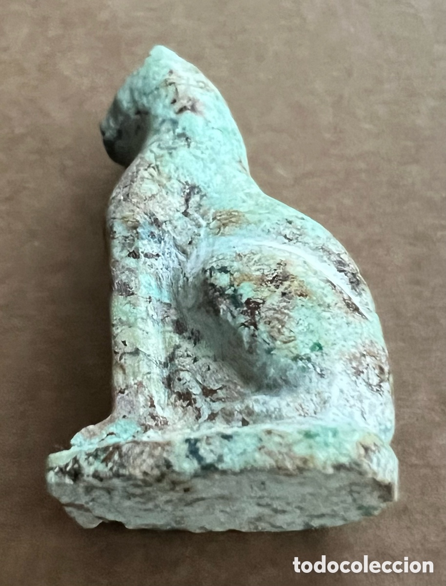 Antig&uuml;edades: Amuleto de la diosa gato Bastet - Foto 5