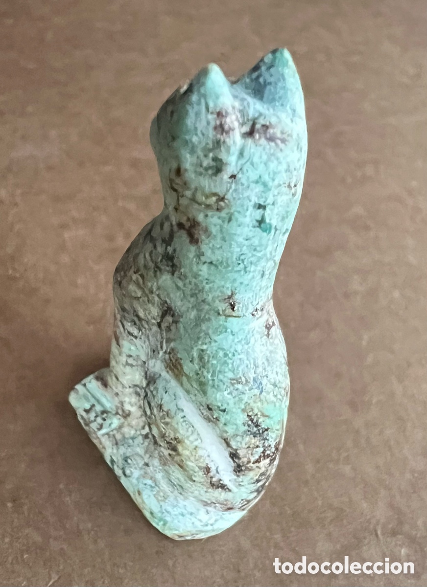 Antig&uuml;edades: Amuleto de la diosa gato Bastet - Foto 6