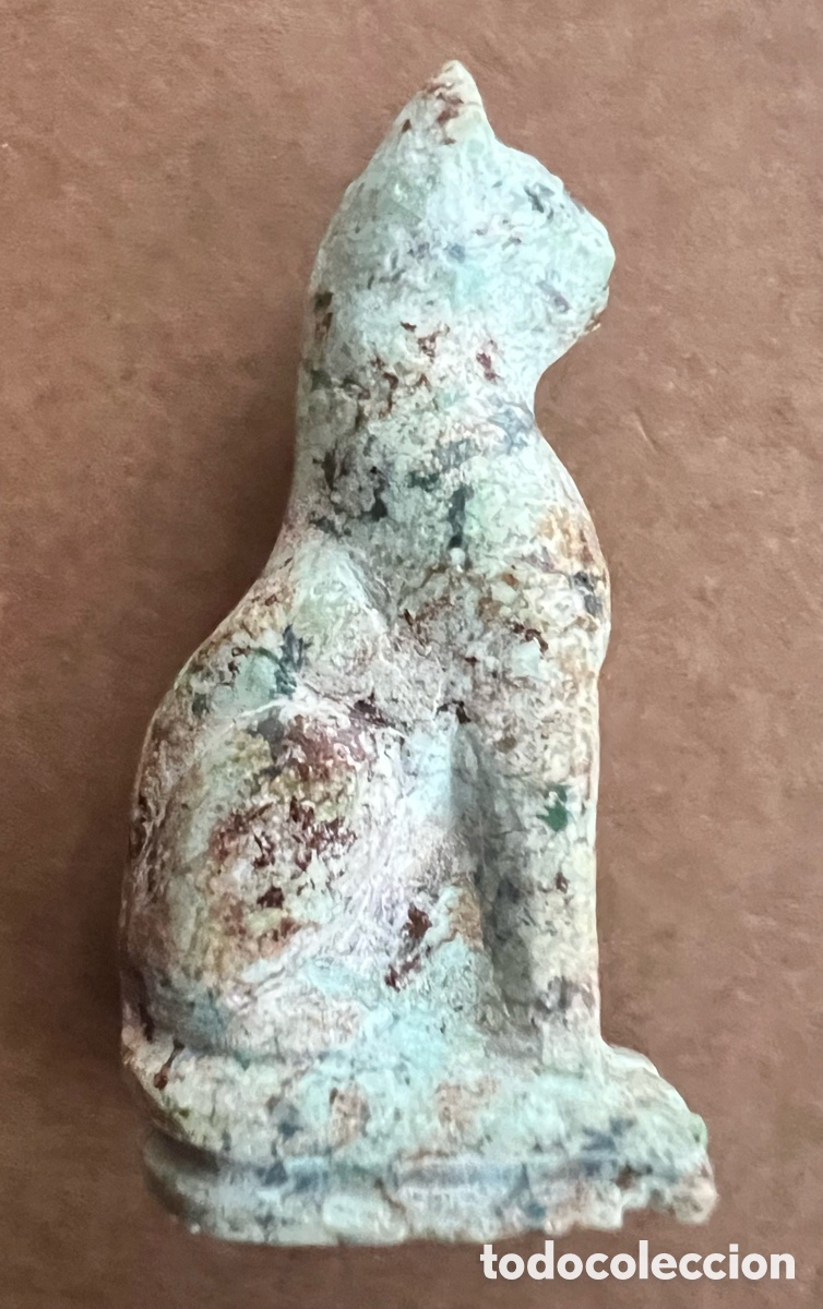 Antig&uuml;edades: Amuleto de la diosa gato Bastet - Foto 7
