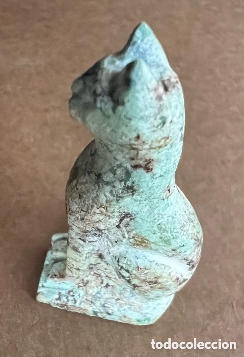 Antig&uuml;edades: Amuleto de la diosa gato Bastet - Foto 8
