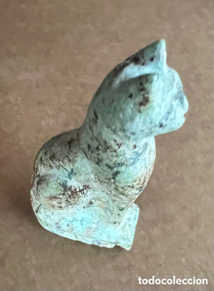 Antig&uuml;edades: Amuleto de la diosa gato Bastet - Foto 11