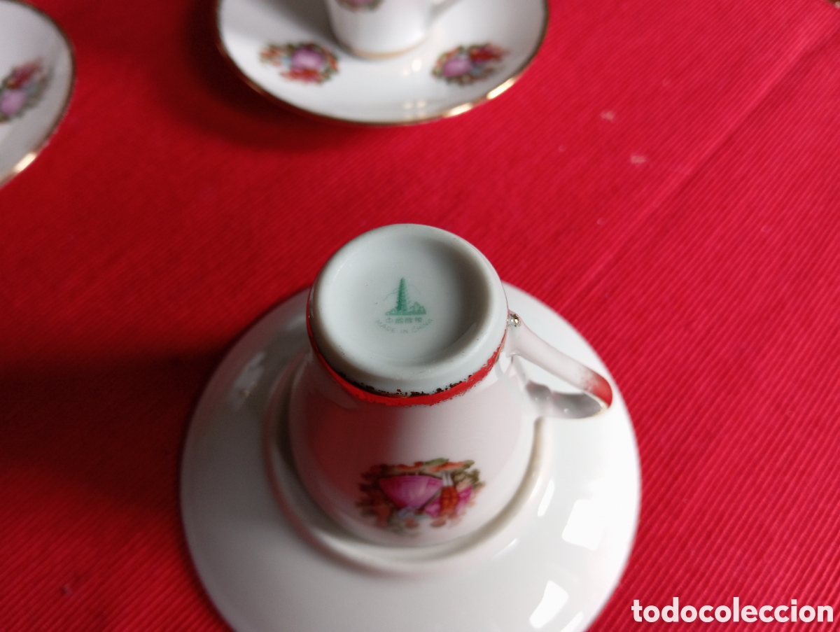 Antig&uuml;edades: Juego de tacitas de cafe - Foto 4