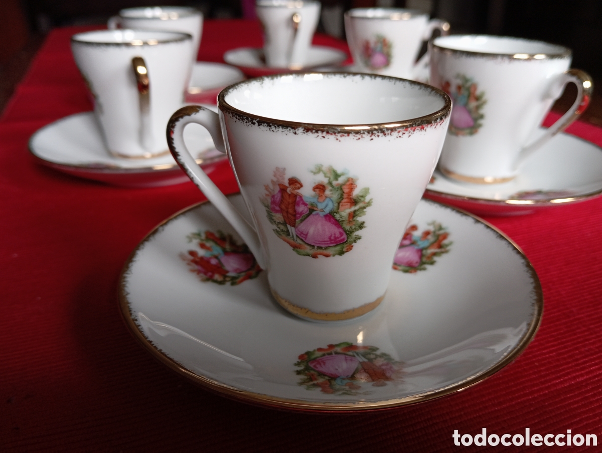 Antig&uuml;edades: Juego de tacitas de cafe - Foto 1