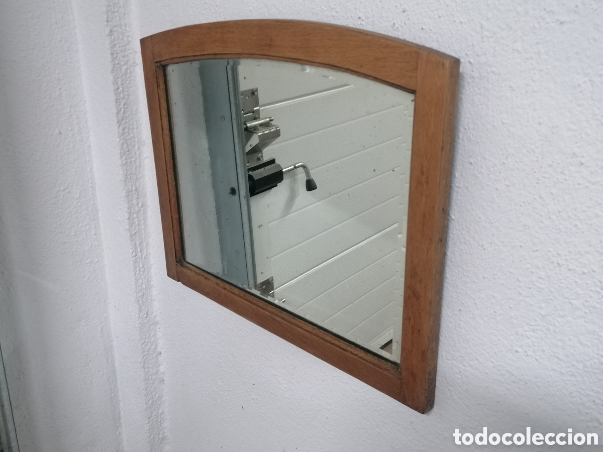 Antig&uuml;edades: Espejo de roble antiguo - Foto 3