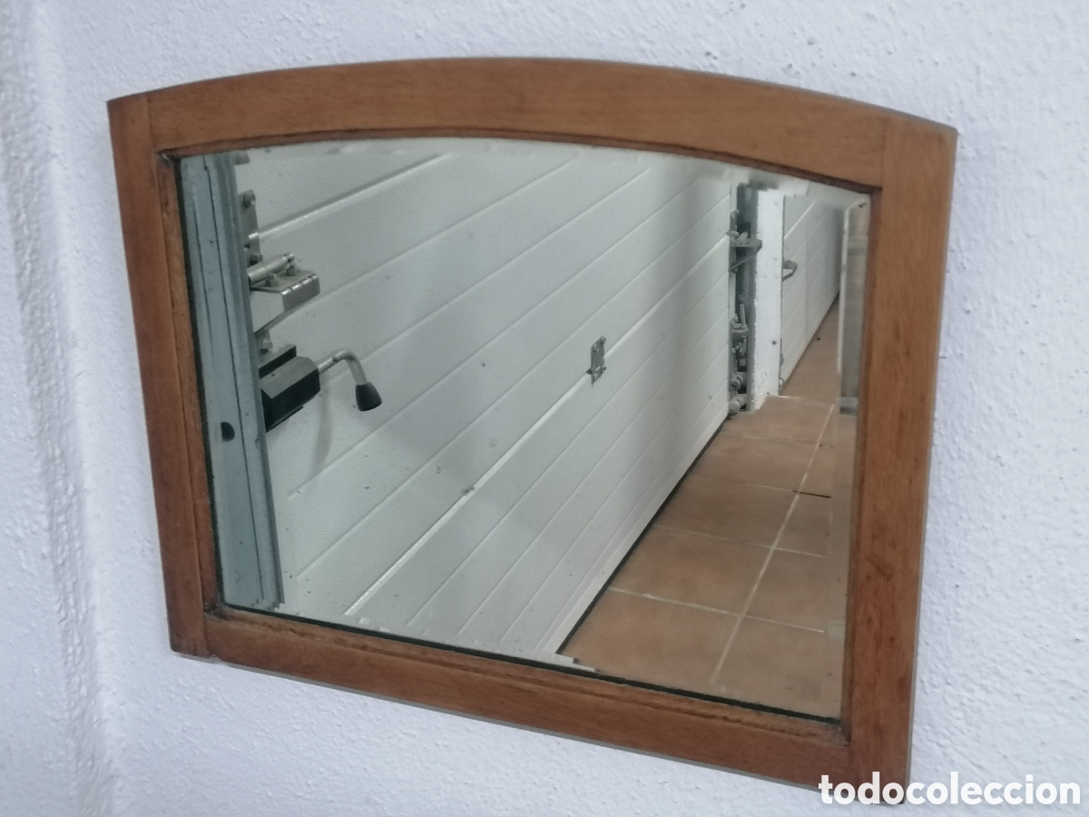 Antig&uuml;edades: Espejo de roble antiguo - Foto 1
