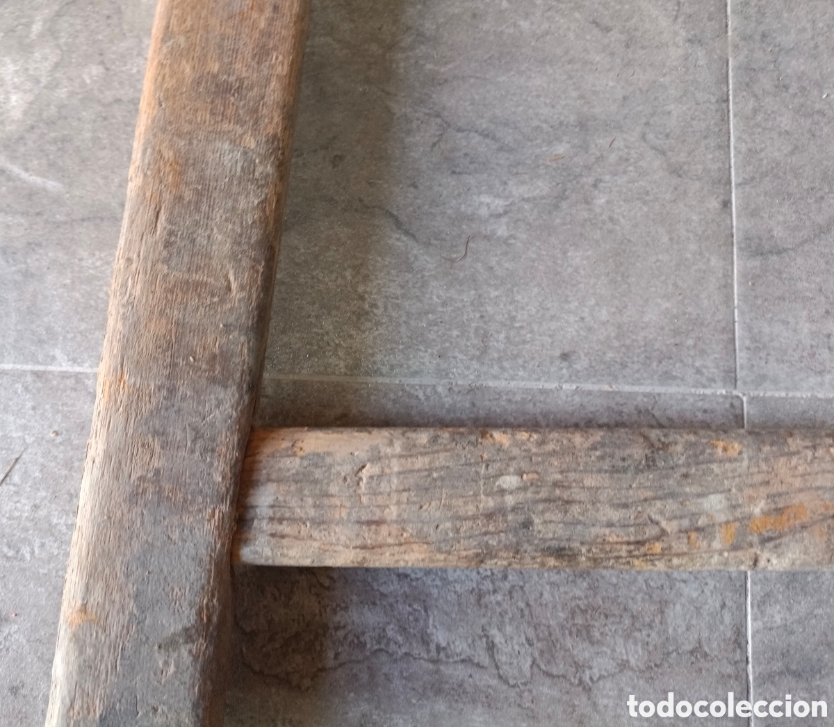 Antig&uuml;edades: Antigua sierra grande de madera - Foto 17