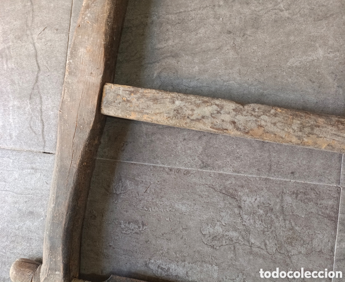 Antig&uuml;edades: Antigua sierra grande de madera - Foto 21