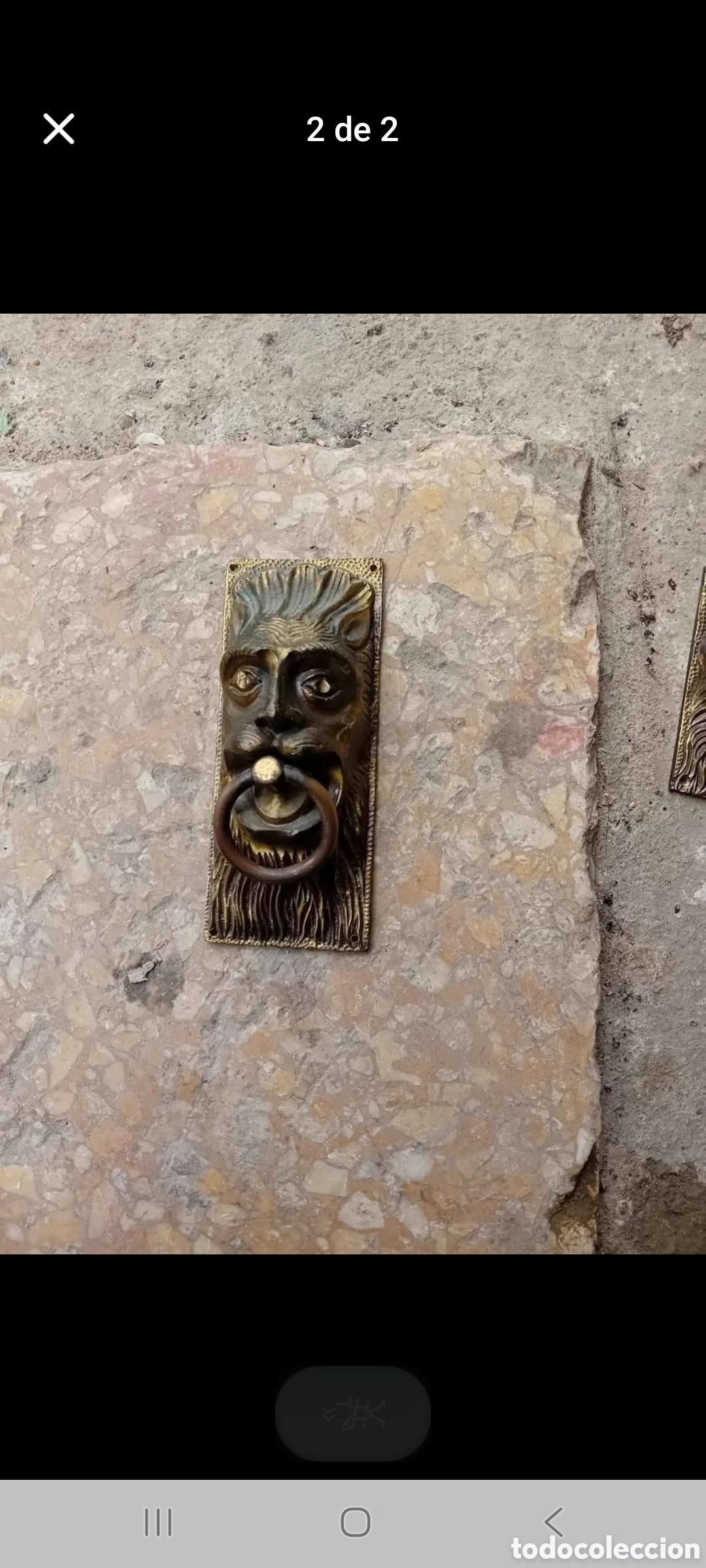 Antig&uuml;edades: Cabeza leon antiguas - Foto 2