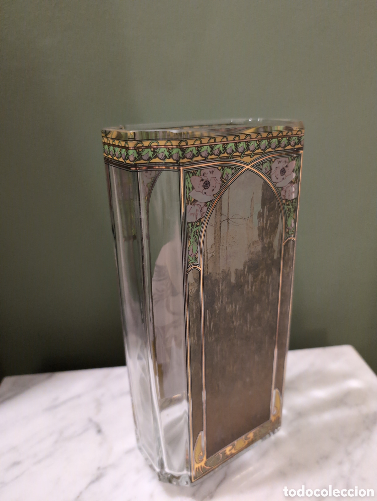 Antig&uuml;edades: Jarr&oacute;n Art Nouveau de Mucha - Foto 4