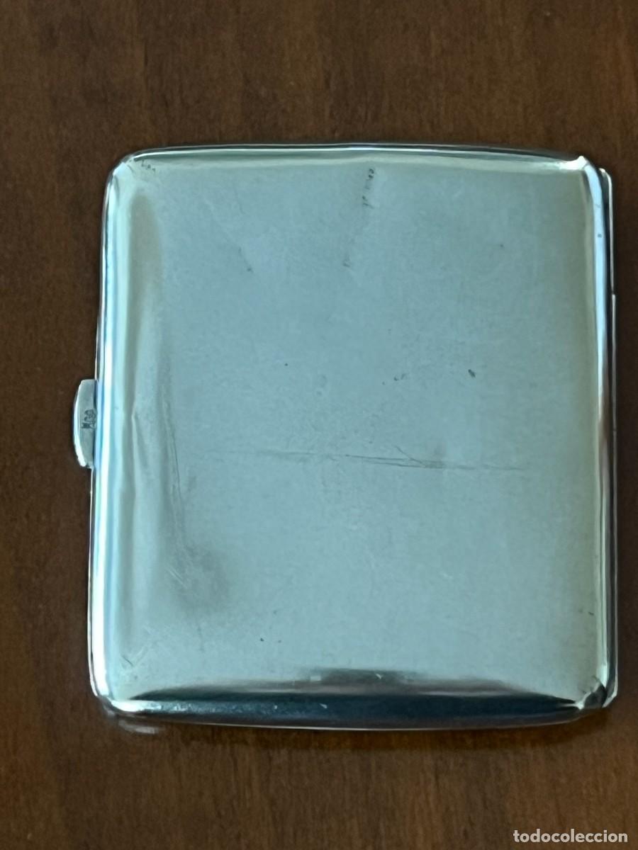 Antig&uuml;edades: ANTIGUA PITILLERA GRABADA DE PLATA 800 DE 88 GR. - Foto 5