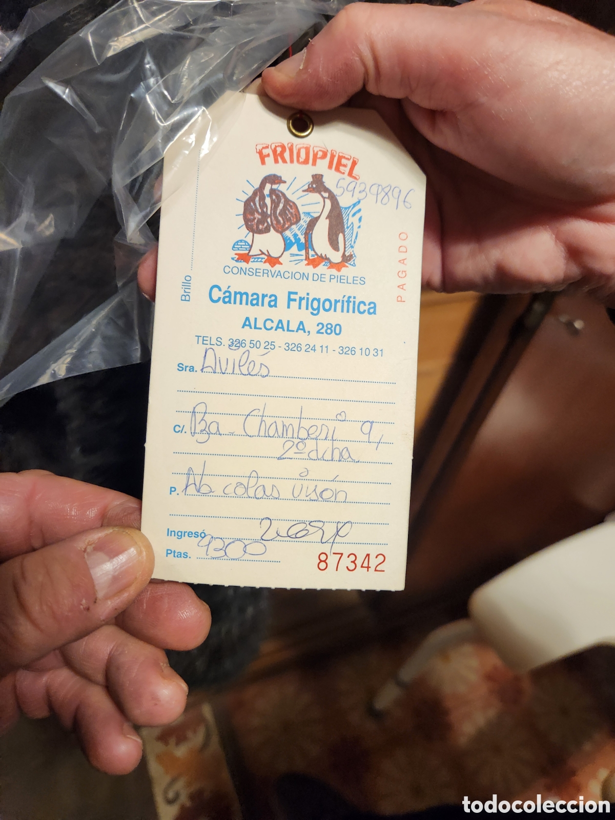 Antig&uuml;edades: Abrigo de vis&oacute;n . Bien conservado . . - Foto 4