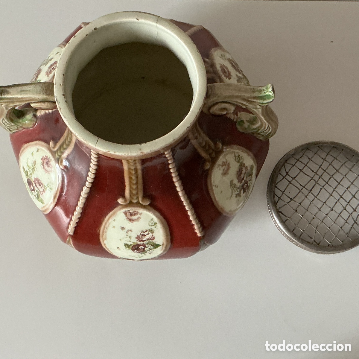 Antig&uuml;edades: JARR&Oacute;N ANTIGUO DE MAY&Oacute;LICA - Foto 6