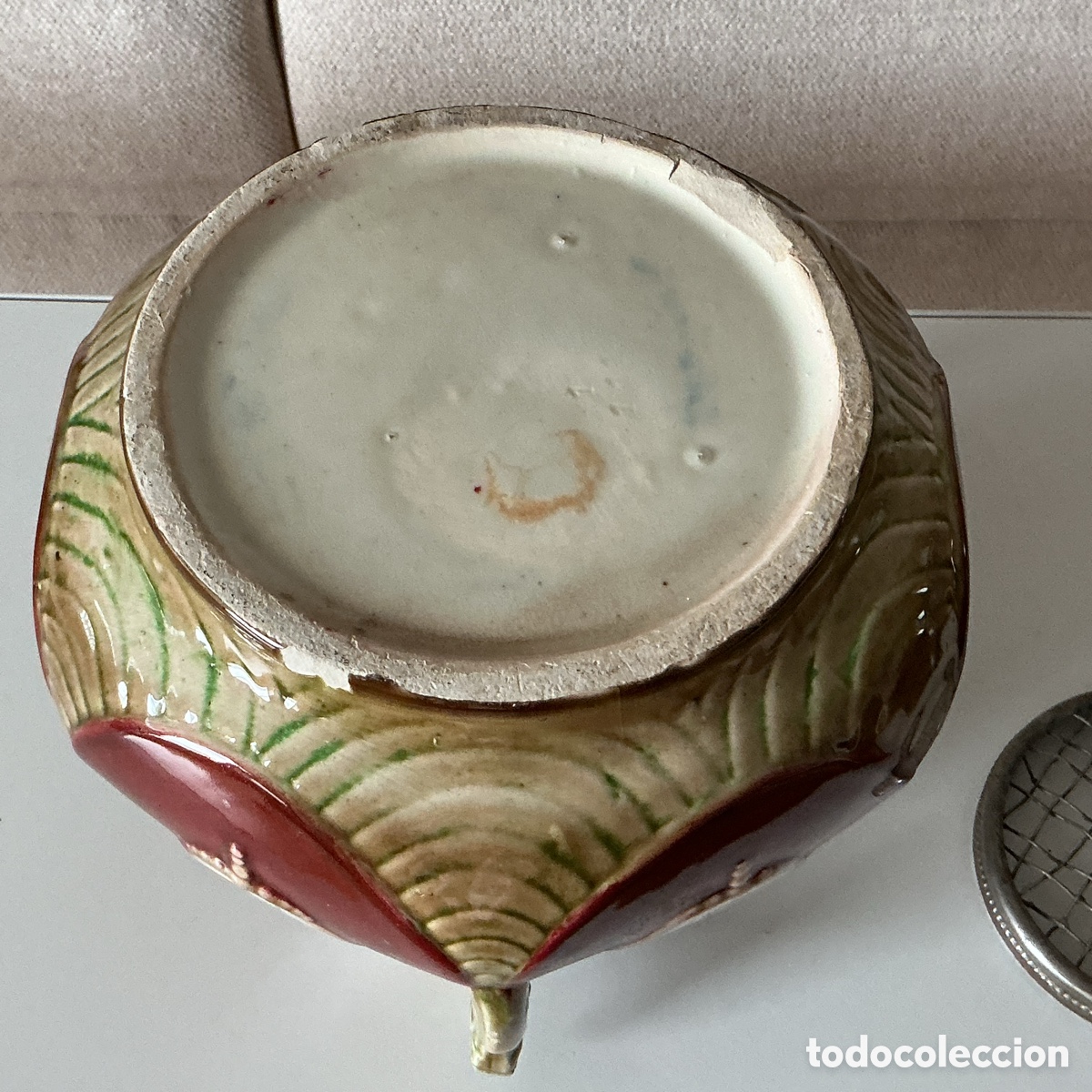 Antig&uuml;edades: JARR&Oacute;N ANTIGUO DE MAY&Oacute;LICA - Foto 7