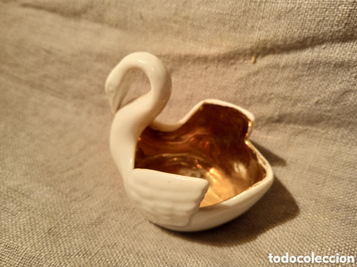 Antig&uuml;edades: Cisne antiguo &ndash; Miniatura Hispania (Manises) - Foto 2