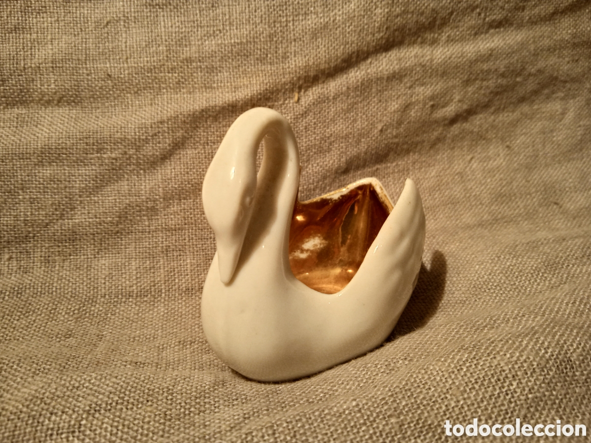 Antig&uuml;edades: Cisne antiguo &ndash; Miniatura Hispania (Manises) - Foto 3
