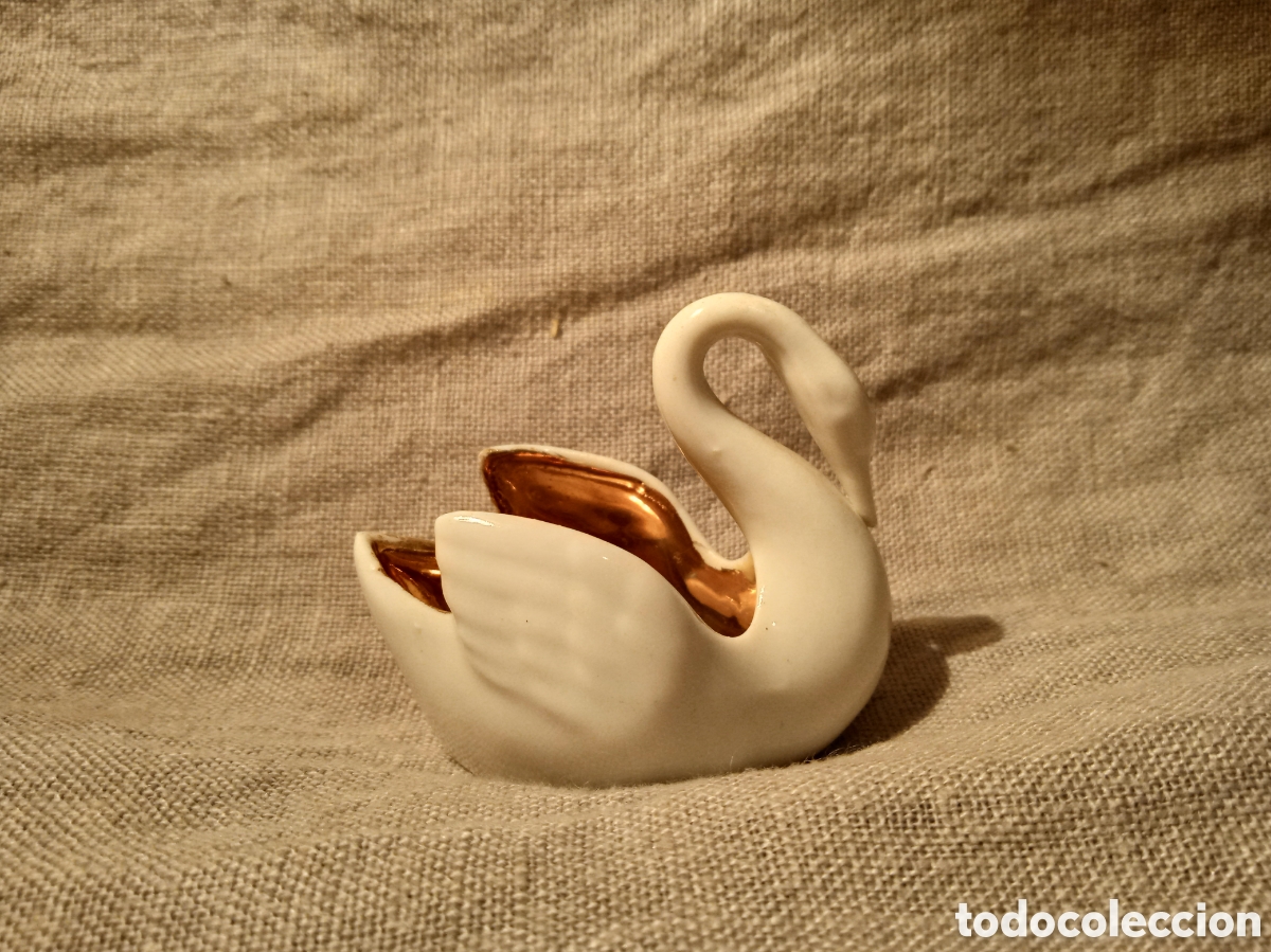 Antig&uuml;edades: Cisne antiguo &ndash; Miniatura Hispania (Manises) - Foto 5