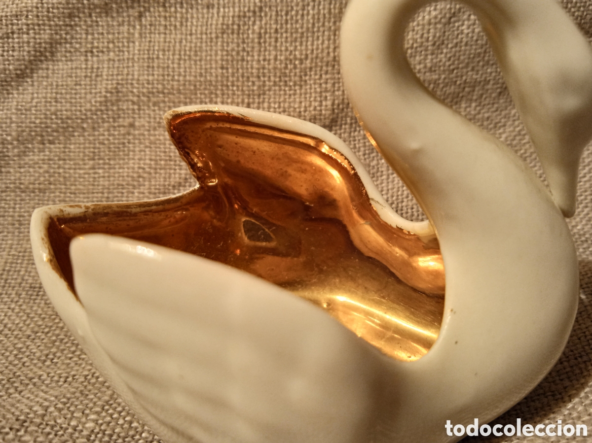 Antig&uuml;edades: Cisne antiguo &ndash; Miniatura Hispania (Manises) - Foto 6