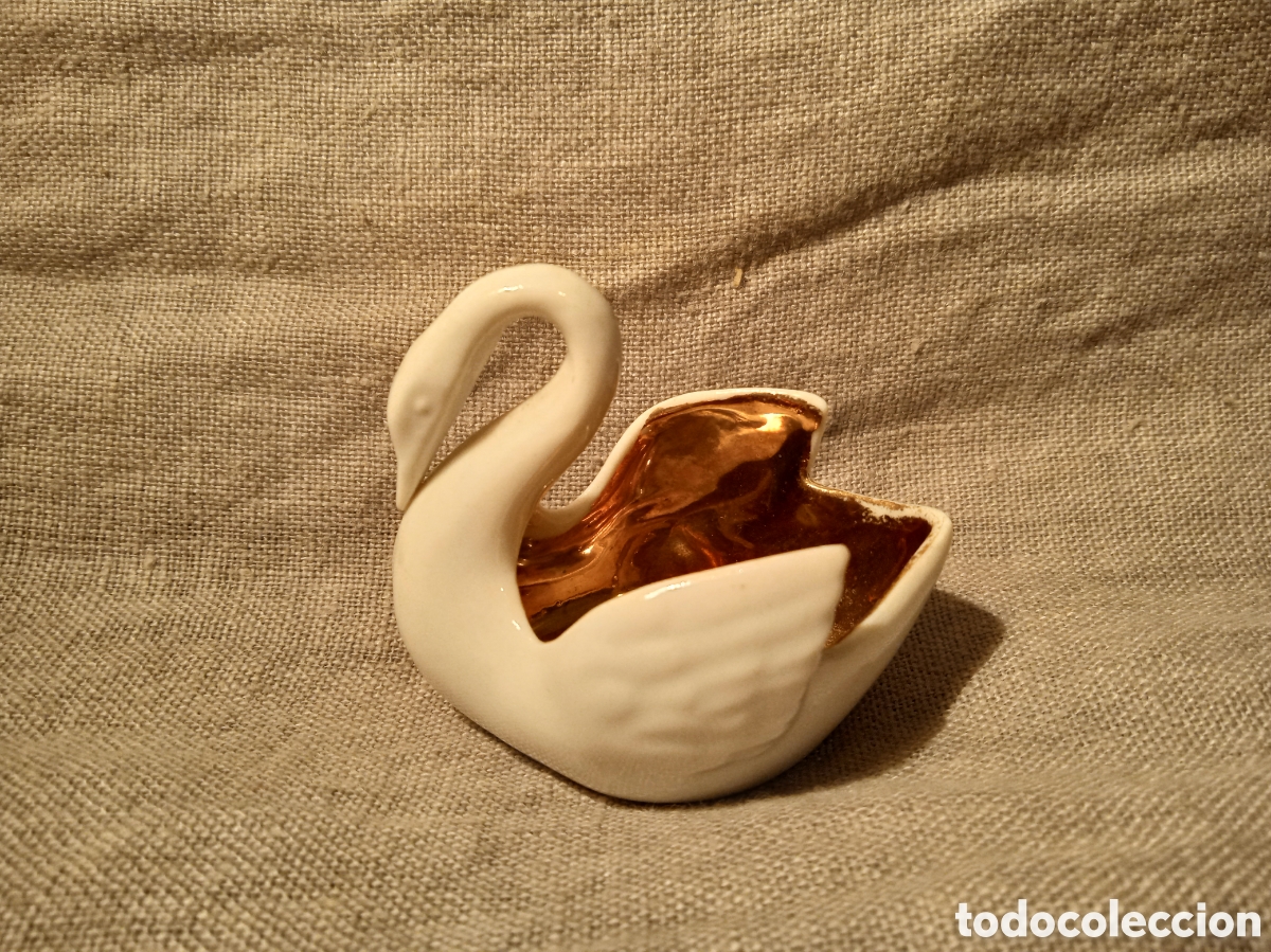 Antig&uuml;edades: Cisne antiguo &ndash; Miniatura Hispania (Manises) - Foto 1