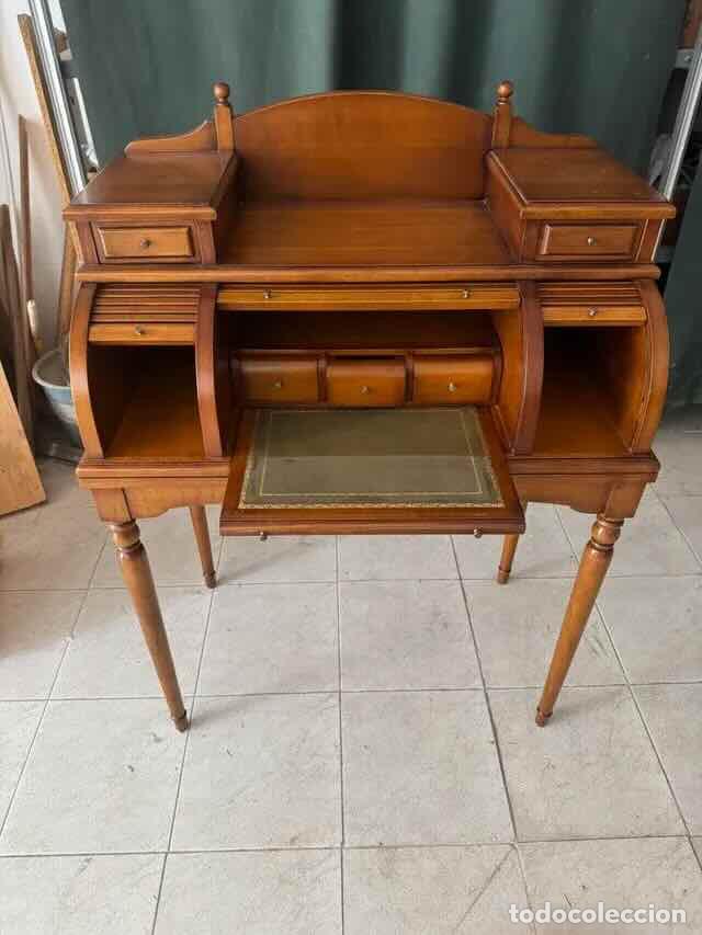 Antig&uuml;edades: Escritorio-Bur&oacute; de madera - Foto 2